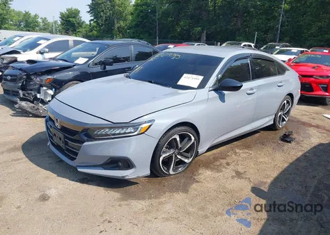 2021 Honda Accord Sport Se из США, поврежденный, VIN 1HGCV1F46MA118361